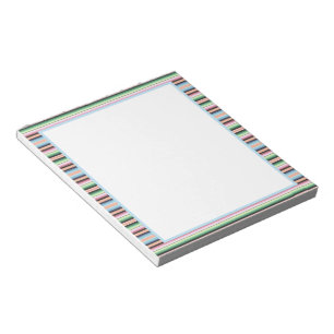 Pastell-Serape-Streifen Notizblock