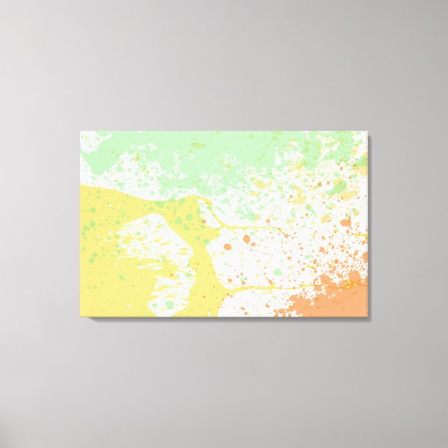 Pastell-Spritzer gepackte Leinwand (Vorderseite)