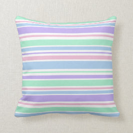 Pastell Streifen Pillow Kissen