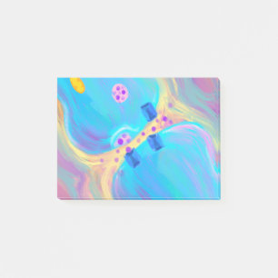 Pastell-Synapse Post-it Klebezettel