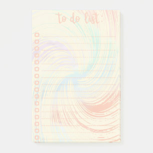 Pastell-To-Do-Liste (Checkliste) Post-it Klebezettel