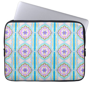 Pastell-Traum Boho-Geometrisches Kaleidoskop Laptopschutzhülle