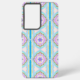 Pastell-Traum Boho-Geometrisches Kaleidoskop Samsung Galaxy Hülle