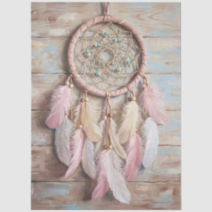 Pastell Traumfänger Decoupage Seidenpapier
