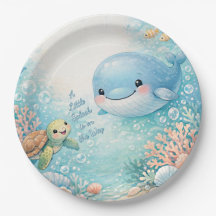 Pastell-Under-the-Sea-Junge-Blaue-Baby-Party
