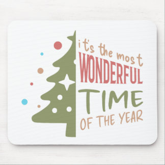 Pastell-Weihnachtsbaum Mousepad