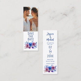 Pastell Whispers Meadow Lesezeichen Save the Date Telefonnummerkarte