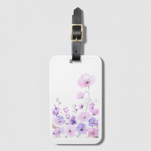 Pastell-Wildblumengarten - Sanfte blumige Blüte Gepäckanhänger