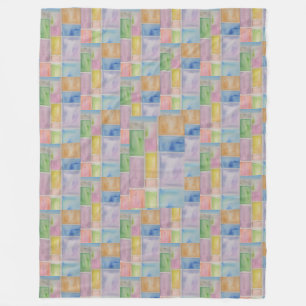 Pastell wirbeln große, festgestellte Glaswirkung Fleecedecke