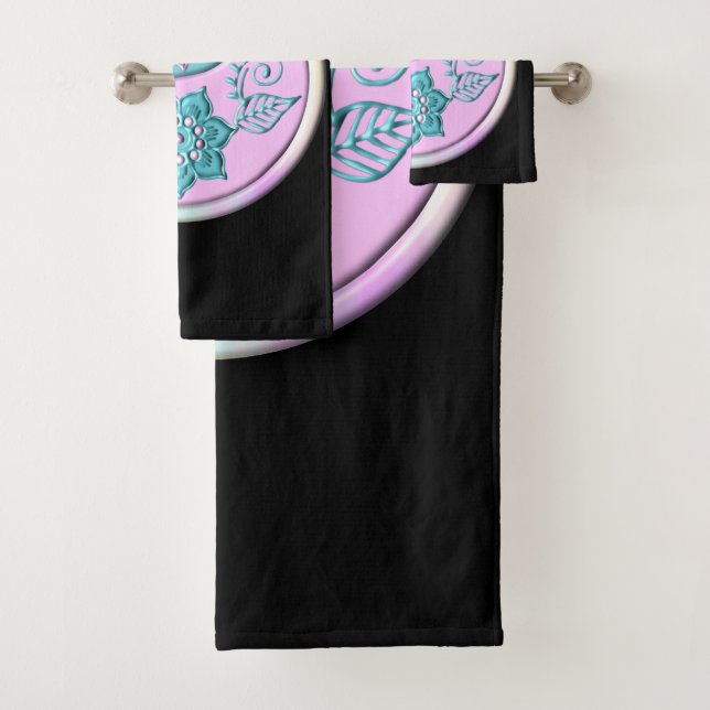 Pastell Yin Yang Badhandtuch Set (Insitu)