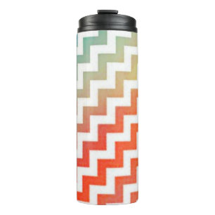 Pastell Zickzack Thermotumbler Thermosbecher
