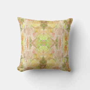Pastell-Zitrus-Aquarell-Designer-Druckmuster Kissen