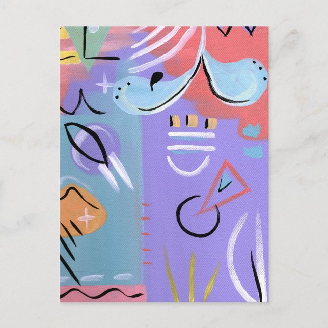 Pastella Postkarte (Vorderseite)