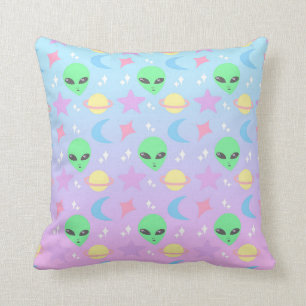 Pastellalien-Muster Kissen