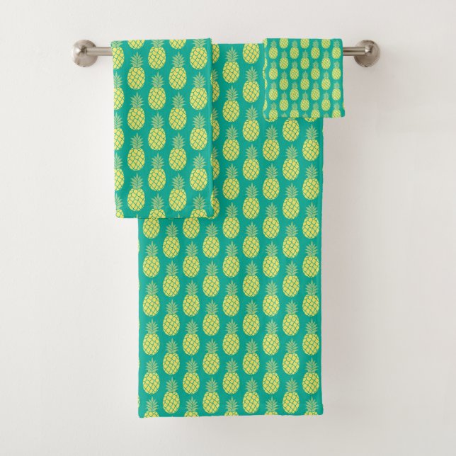 Pastellananas Badhandtuch Set (Insitu)