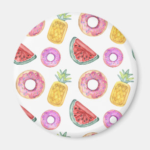 PastellAquarell-Pool-Floss-Muster Magnet