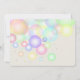 Pastellballons Babydusche Einladung (Rückseite)