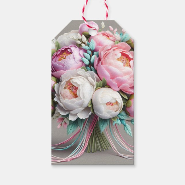 Pastellbeine, von Natasha Us Geschenkanhänger (Vorderseite)
