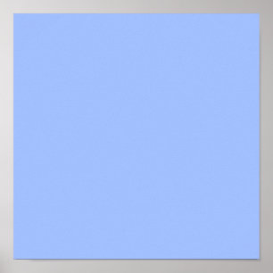 Pastellblau (feste Farbe) Poster