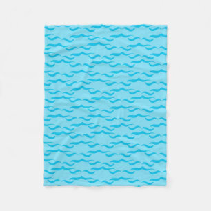Pastellblau-Meer-Gewässer wachsen Friedliche Ozea Fleecedecke