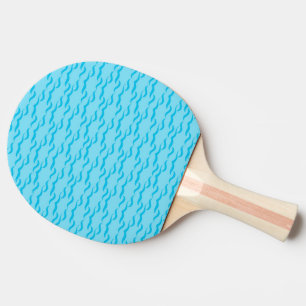 Pastellblau-Meer-Gewässer wachsen Friedliche Ozean Tischtennis Schläger