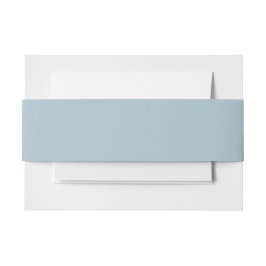 Pastellblau, solide Farbe | Classic | elegant Einladungsbanderole