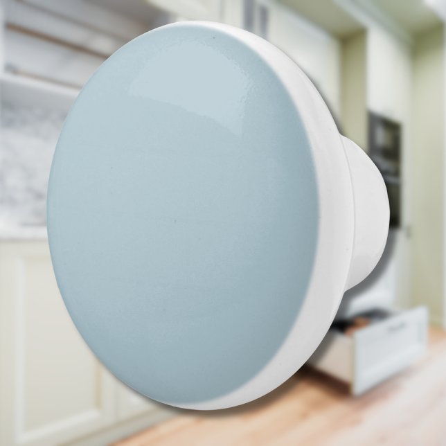 Pastellblau, solide Farbe | Classic | elegant Keramikknauf (Von Creator hochgeladen)