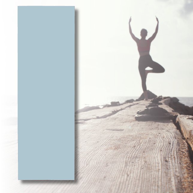 Pastellblau, solide Farbe | Classic | elegant Yogamatte (Von Creator hochgeladen)