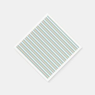 Pastellblau, weiß und rot serviette