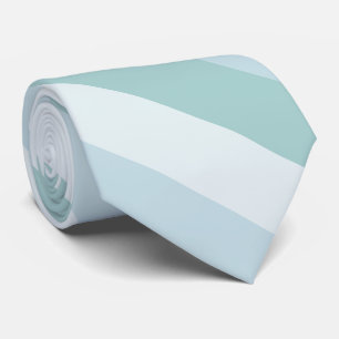 Pastellblaue grüne Streifen Elegantes klassisches Krawatte