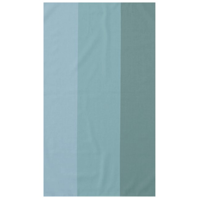 Pastellblaue Streifen Tischdecke (Vorderseite)
