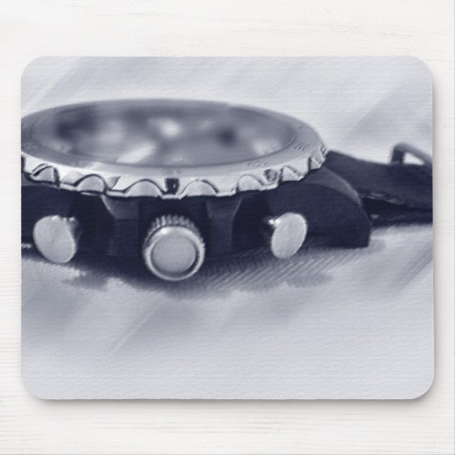 pastellblaue Stunde Mousepad (Vorne)