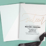 Pastellblauer Farbblock Sweet 16 Geburtstagsparty Folieneinladung<br><div class="desc">Feiern Sie mit dieser traumhaften,  pastellblauen Blockfolieneinladung ein 16 . Geburtstag im Stil. Das moderne Design besticht durch ein chic geometrisches Muster und schimmernde Silberfolienakzente,  die sich perfekt für ein skurriles und unvergessliches Fest eignen. Personalisieren Sie Ihre Veranstaltungsdetails,  um Ihren Gästen einen gepflegten Sake zu geben.</div>
