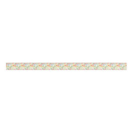 Pastellblumen Ripsband