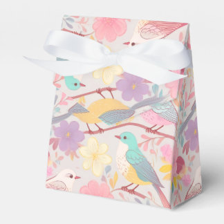 Pastellblumenmuster Geschenkschachtel