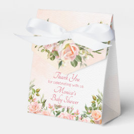 Pastellcreme Rosa Rosen personalisiert Geschenkschachtel