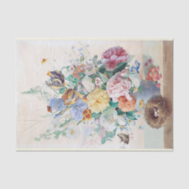 Pastelle, klassisches Floral Still Life Tissue Pap Seidenpapier