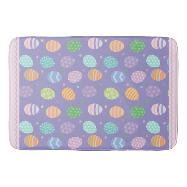 Pastelleier Badematte (Vorderseite)