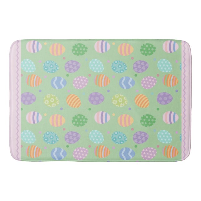 Pastelleier Badematte (Vorderseite)