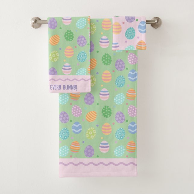 Pastelleier Badhandtuch Set (Insitu)