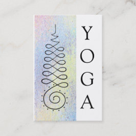 *~* PastellErleuchtung-Weg-Yoga-heilige Geometrie Visitenkarte