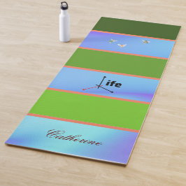 Pastellfarbe für Ästhetik Yogamatte