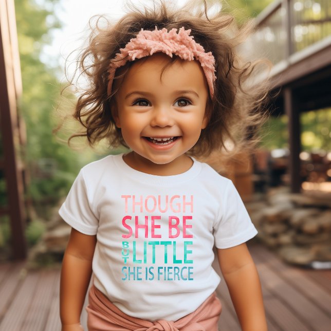 Pastellfarbe, obwohl sie nur wenig ist baby t-shirt (Von Creator hochgeladen)