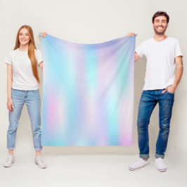 Pastellfarben Abstrakter irisierender Hintergrund Fleecedecke