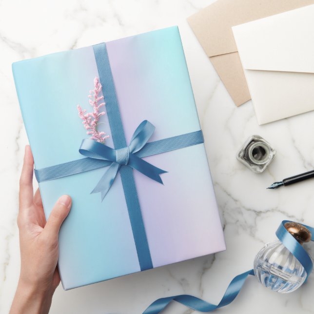 Pastellfarben Abstrakter irisierender Hintergrund Geschenkpapier (Schenken)