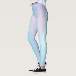 Pastellfarben Abstrakter irisierender Hintergrund Leggings