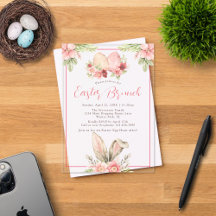 Pastellfarben Bunny Ears Blumenkohl Ostern Brunch