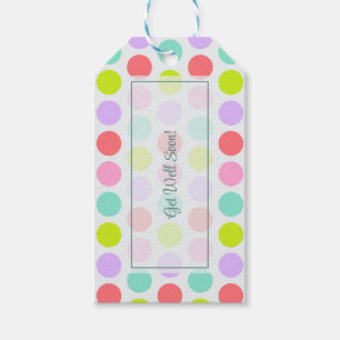 Pastellfarben, elegante personalisierte Gute Besse Geschenkanhänger