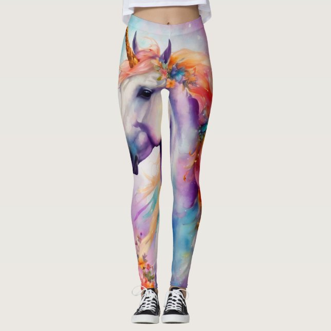 Pastellfarben Leggings (Vorderseite)