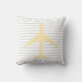 Pastellfarben Linien Flugzeug Kissen Kissen Kissen